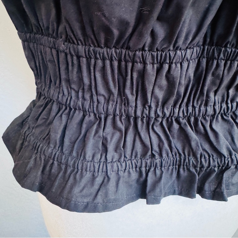 NWOT J Crew Hyacinth Smocked Waist Peplum Sleeveless Top - Picture 8 of 11